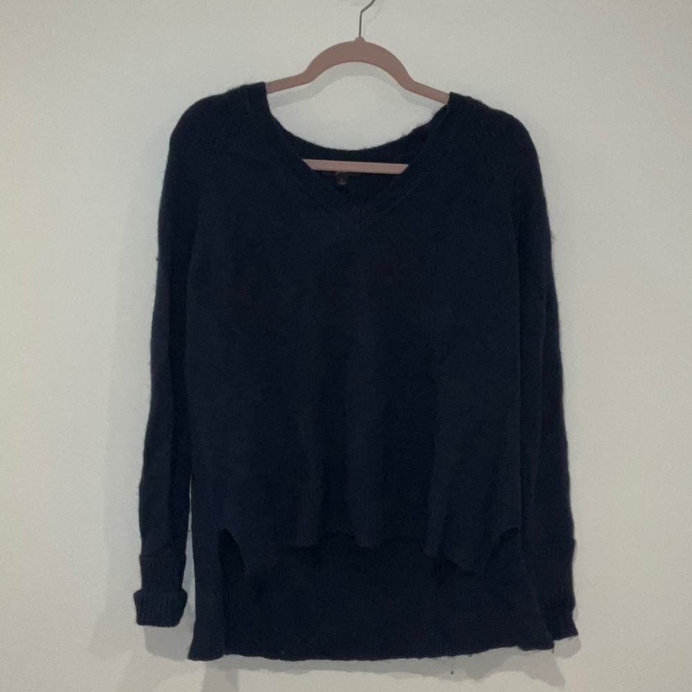 J. Crew Navy V-Neck Sweater